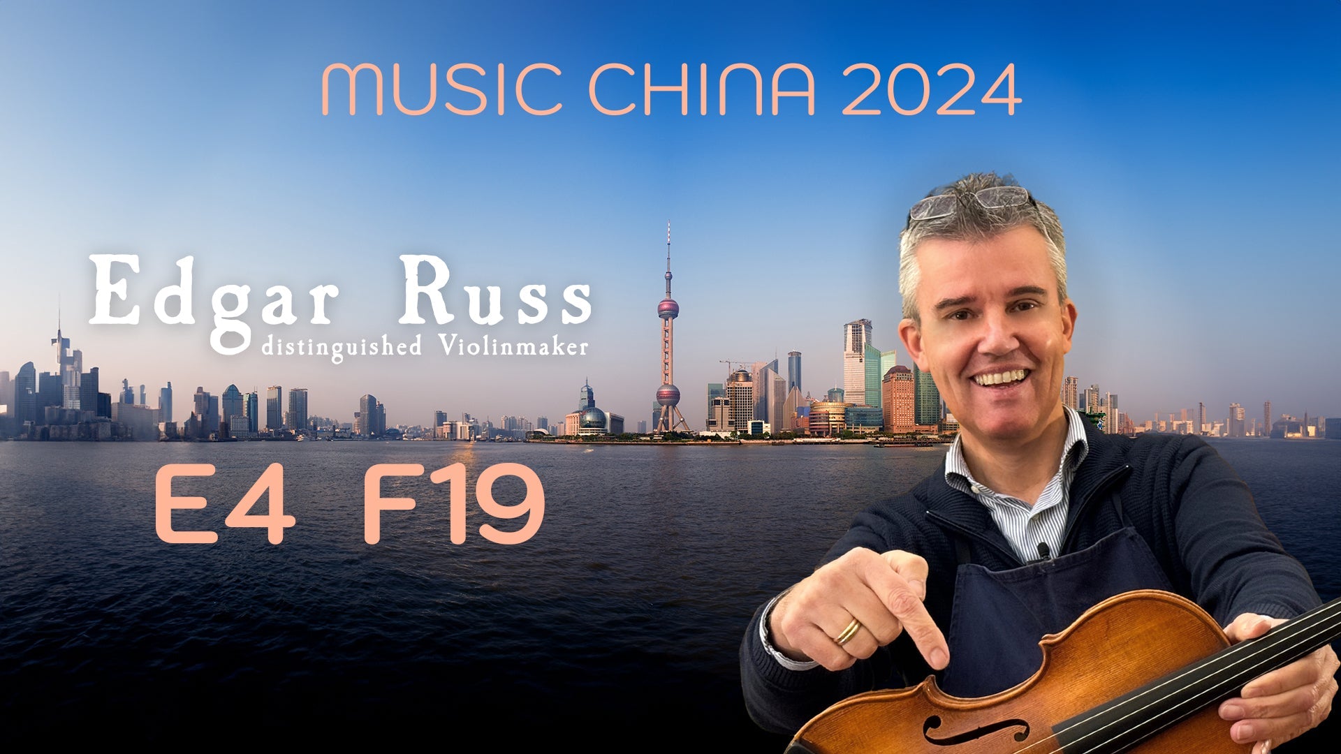 blog Visit Edgar Russ at Music China 2024–Booth E4 F19 Discover Edgar Russ’s handcrafted violins at Music China 2024 in Shanghai, October 10-13. Meet the master violinmaker from Cremona at Booth E4 F19.