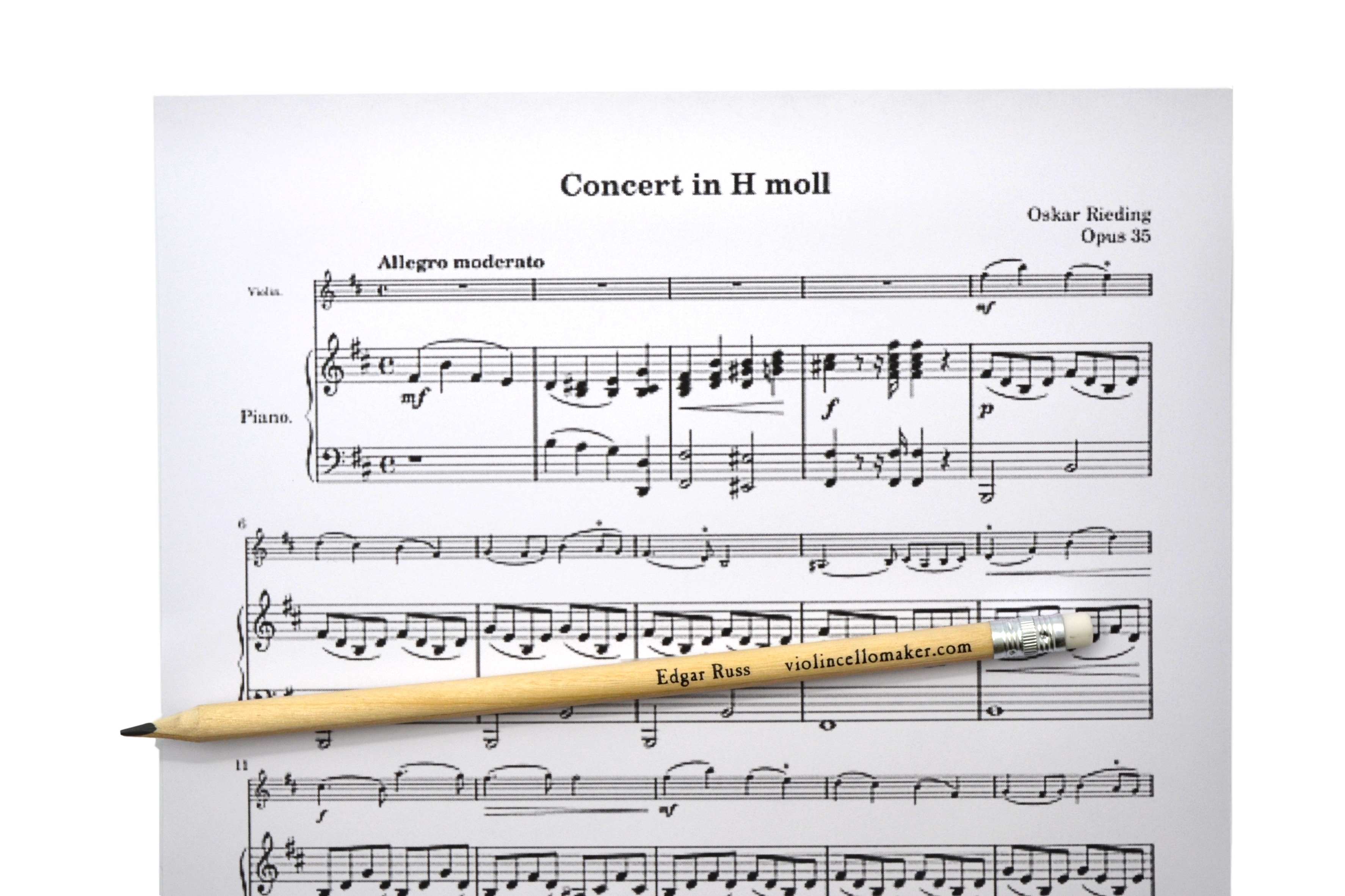 Set of 5 Pencils 🎻